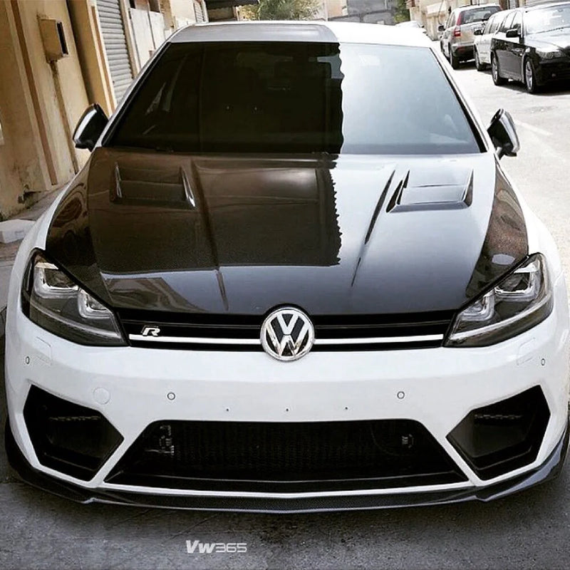 TR Style Carbon Bonnet For VW Golf Mk7 -PP