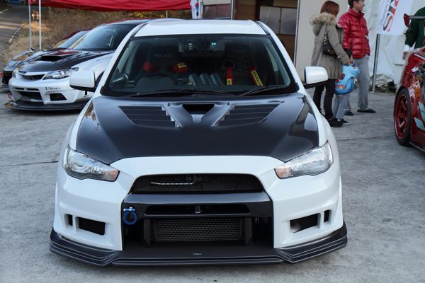 Varis V2 Style Carbon Bonnet For Mitsubishi EVO X