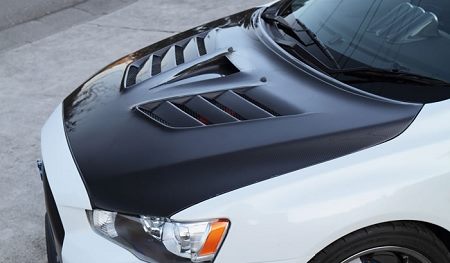 Varis V2 Style Carbon Bonnet For Mitsubishi EVO X