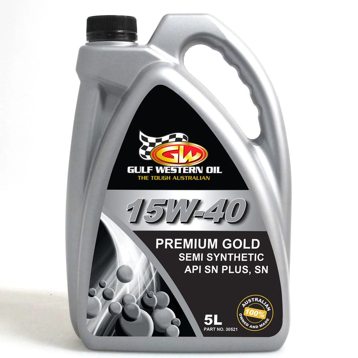 Gulf Western Premium Gold 15W40 Engine Oil - 5L