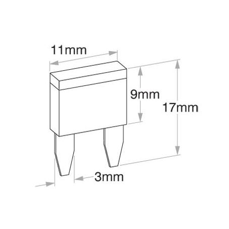 Mini Blade Fuse - 10 Pack