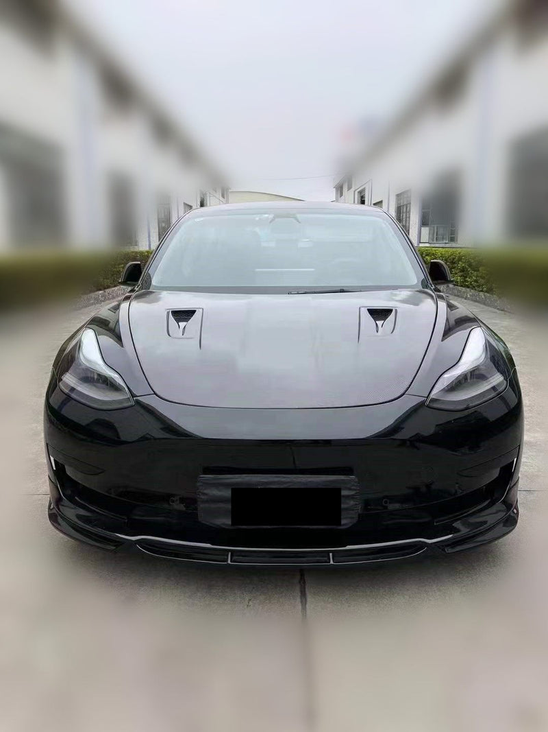 Vented Carbon Bonnet For Tesla Model 3