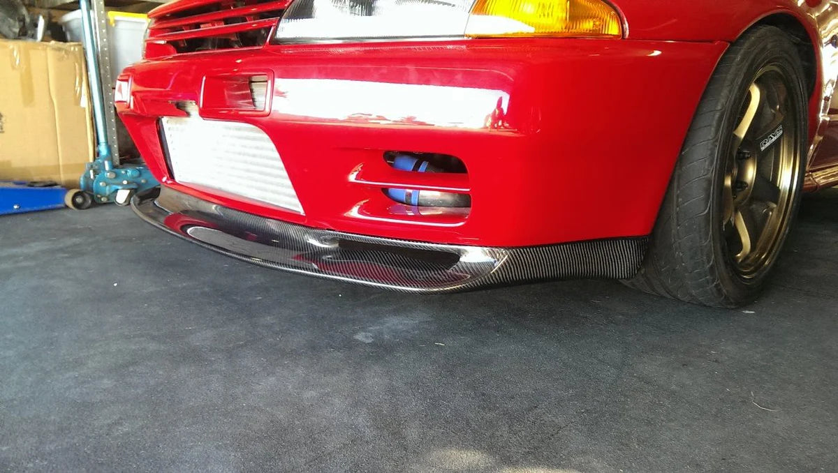 Jun Style Carbon Front Lip For Nissan Skyline R32 GTR