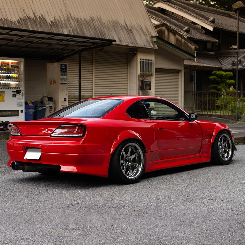 78 Works Fiber LED Tail Lights - Nissan Silvia S15