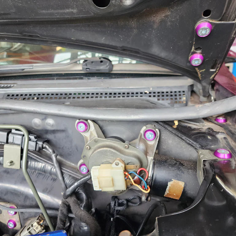 PRP Engine Bay Dress Up Washer Kit - Nissan Silvia S13/S14/S15