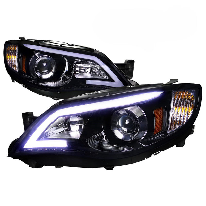 Spec D Black Edition Headlights - Subaru Impreza GH/GE/GR - 07>13