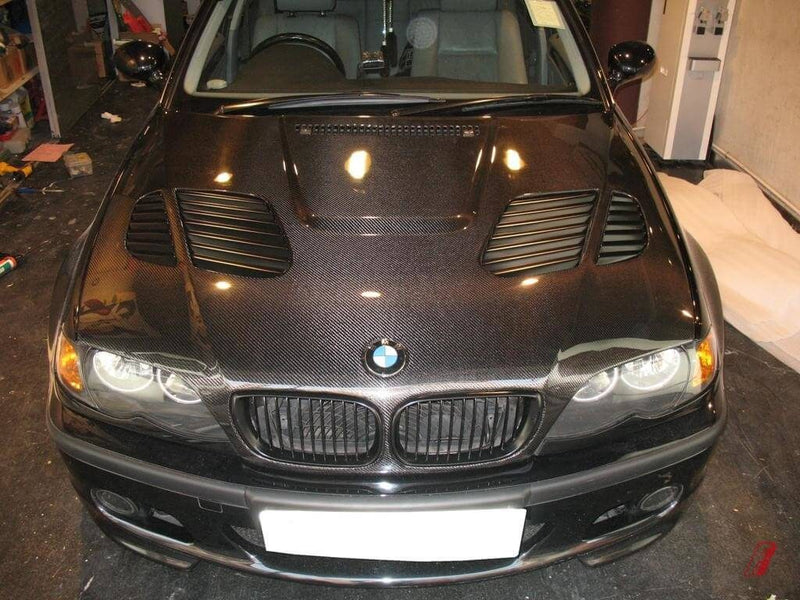 GTR T2 Style Carbon Bonnet For BMW E46