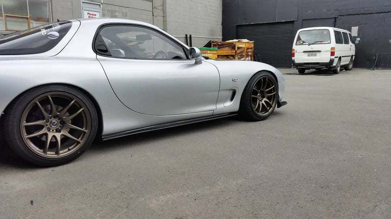 Feed Style Side Skirts Extension For Mazda RX7 FD Carbon