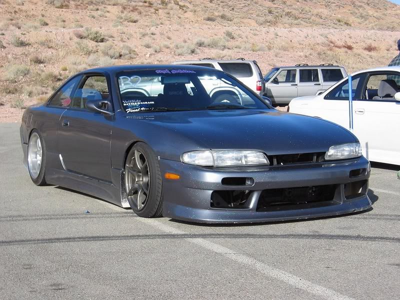 Vertex Style Front Bumper For Nissan Silvia S14 PFL