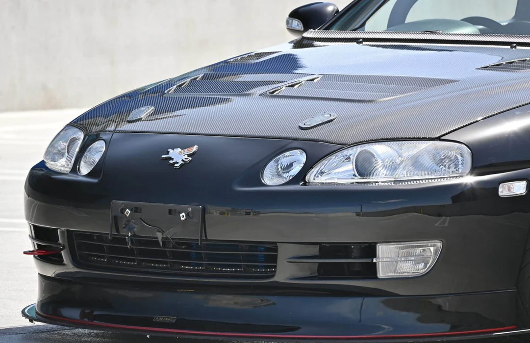 Type 1 Style Carbon Bonnet For Toyota Soarer -PP
