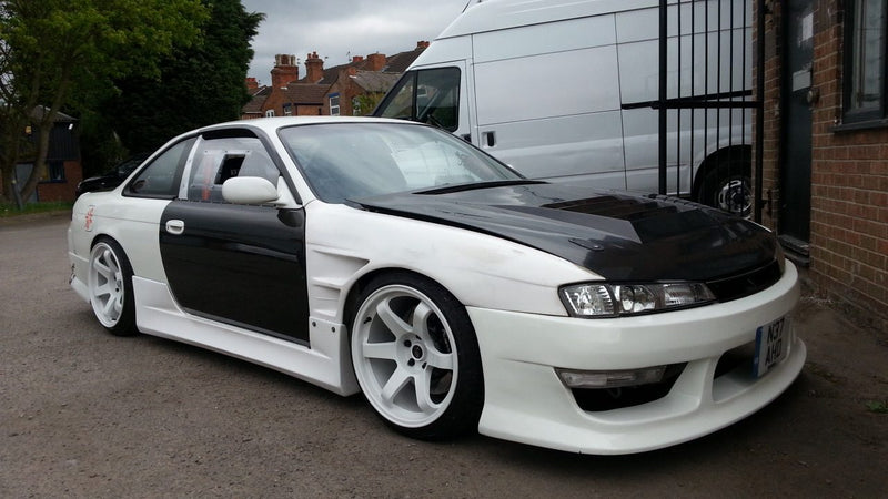 Dmax Style Carbon Bonnet for Nissan Silvia S14 Facelift (Kouki)