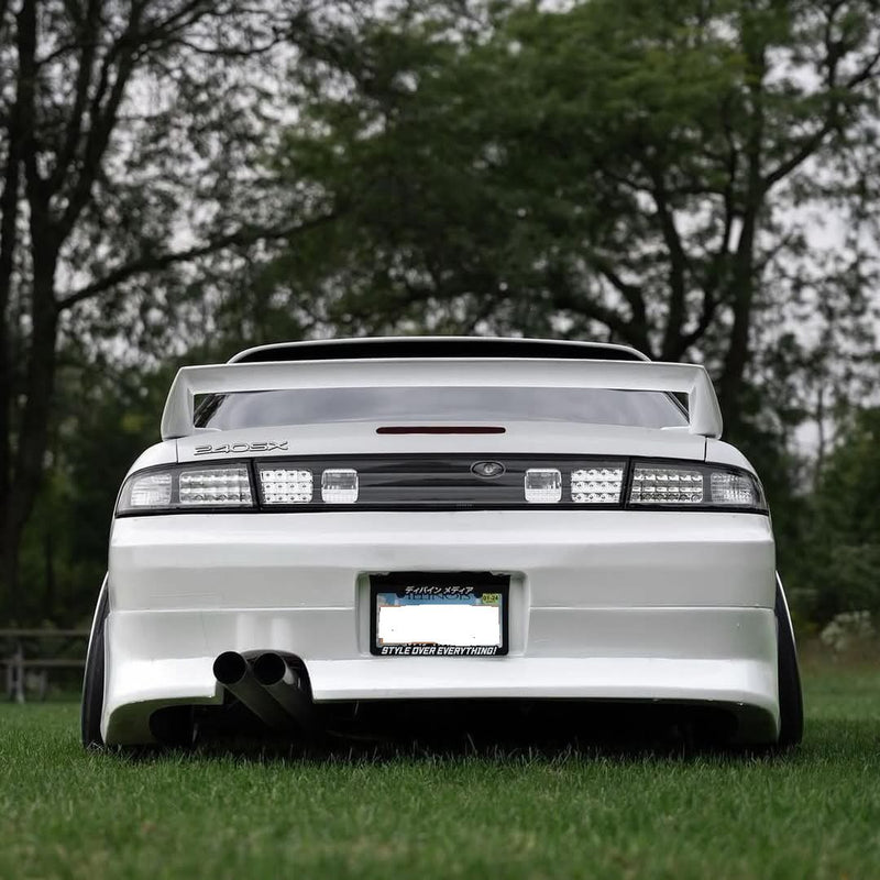 Nissan Silvia S14 Black & Clear Lens LED Tail Lights