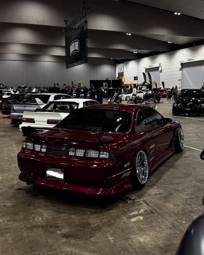 Nissan Silvia S14 Black & Clear Lens LED Tail Lights