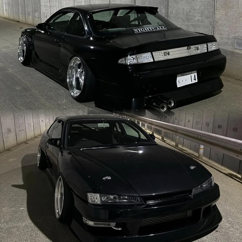 Nissan Silvia S14 Crystal Clear Lens LED Tail Lights