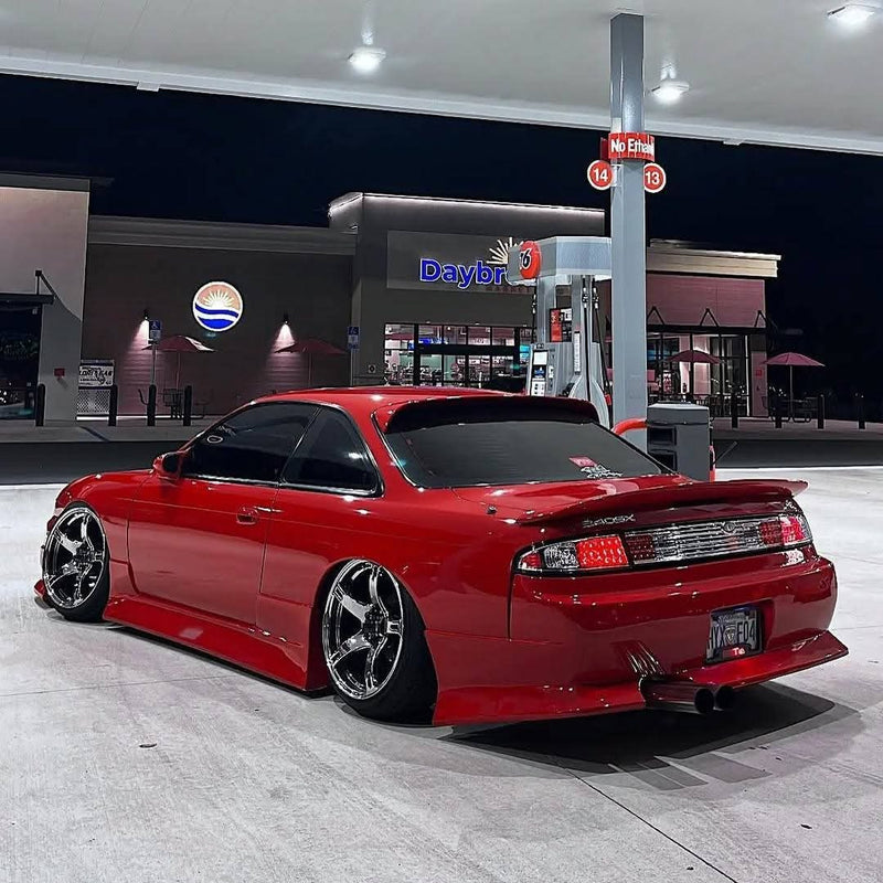 Dmax Clear / Red LED Tail Lights - Nissan Silvia S14