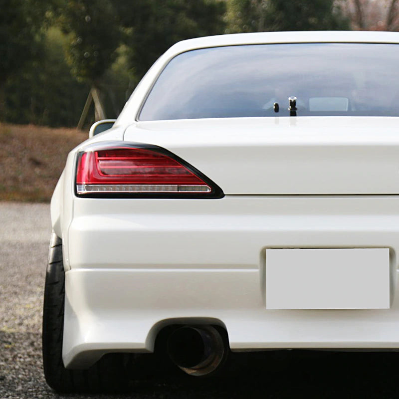 78 Works Fiber LED Tail Lights - Nissan Silvia S15