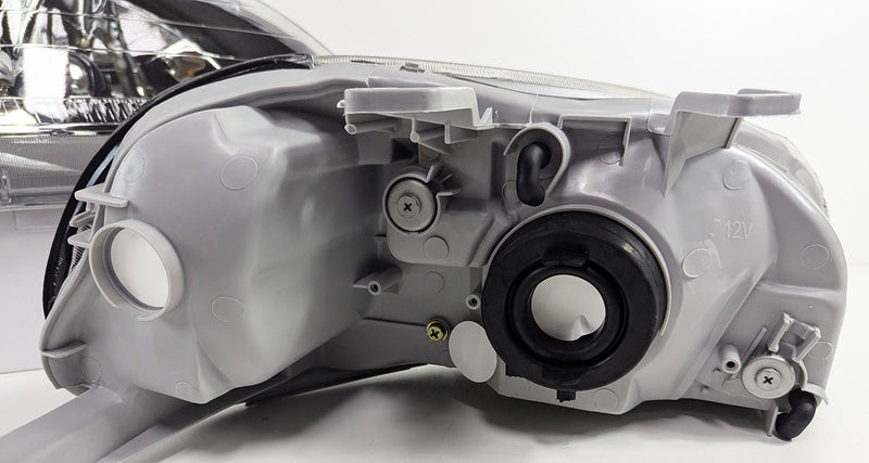 OEM Style Black Housing Head Lights - Honda Civic EK (PFL)