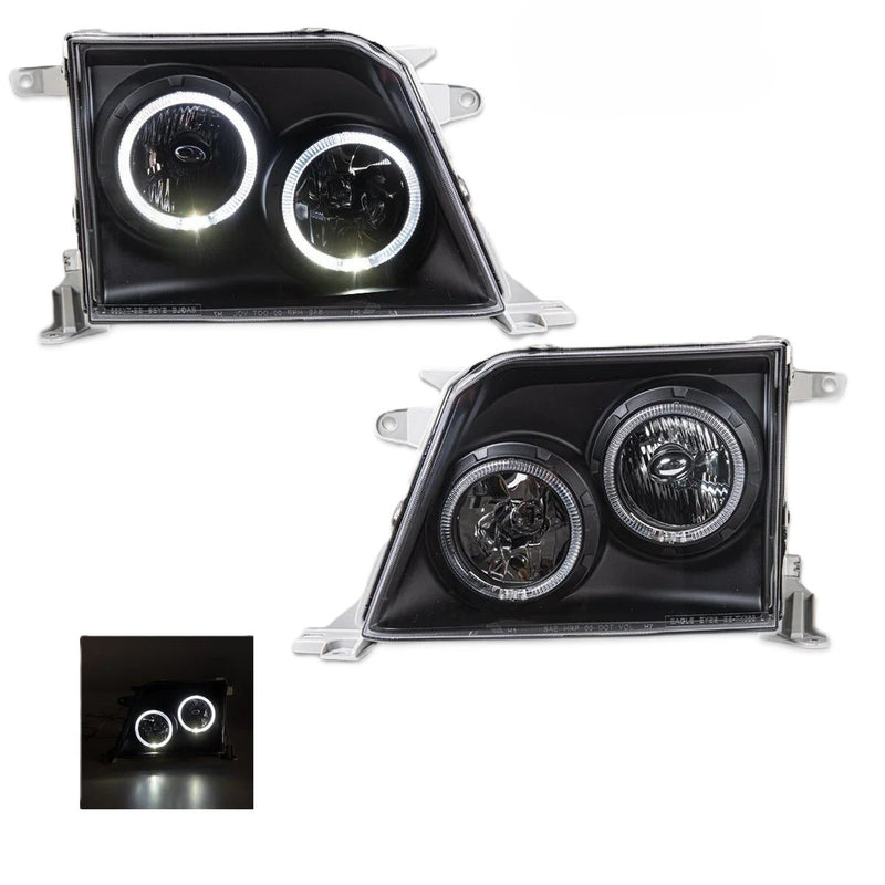 Halo Headlights for Toyota Landcruiser Prado KZJ95