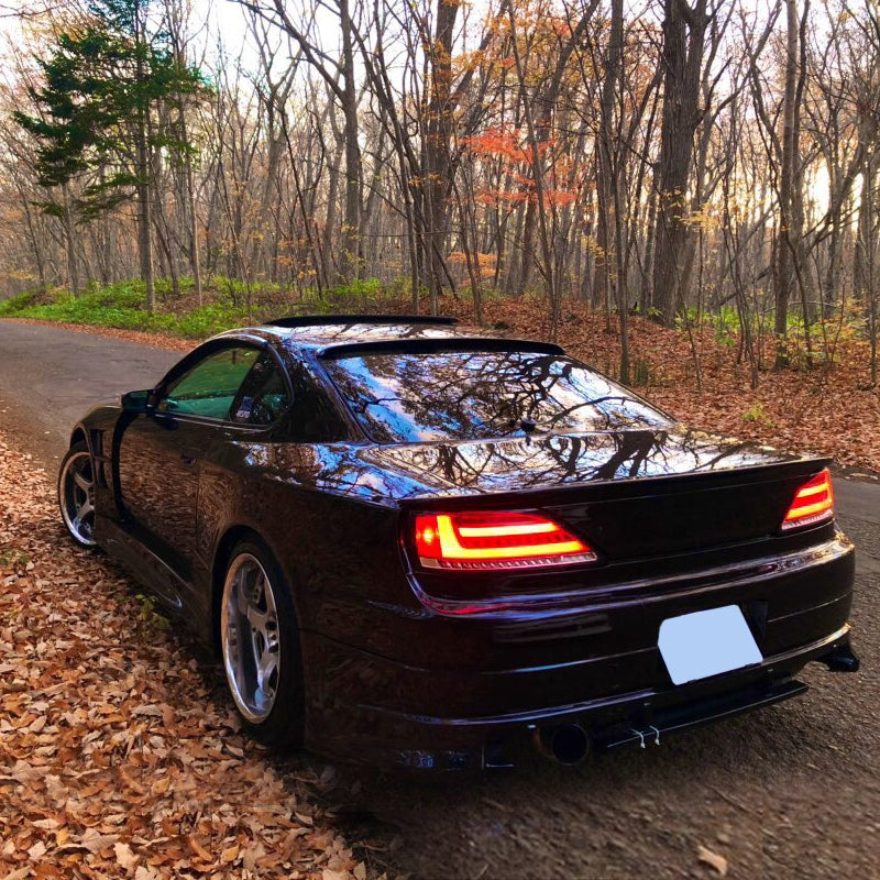 78 Works Fiber LED Tail Lights - Nissan Silvia S15