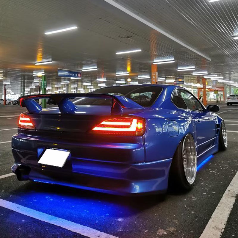 78 Works Fiber LED Tail Lights - Nissan Silvia S15