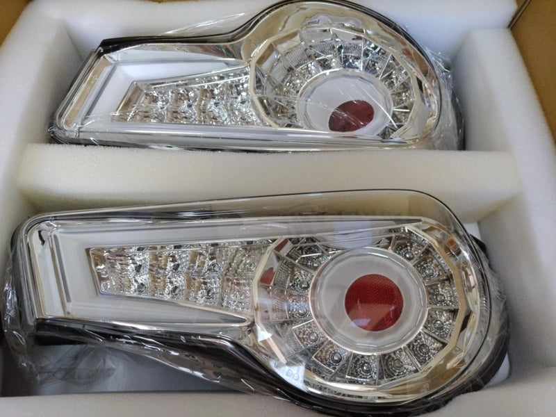 Clear LED Tail Lights - Toyota 86 / Subaru BRZ
