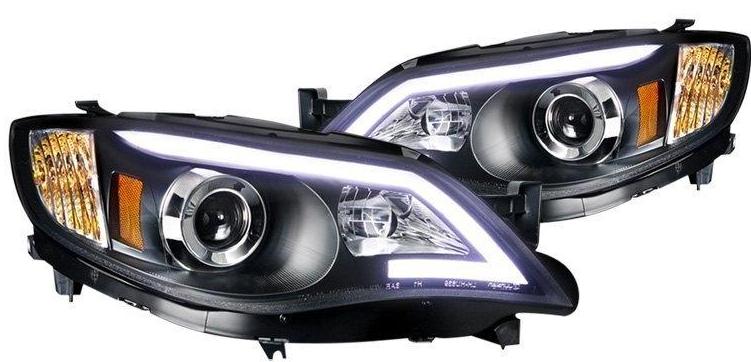 Spec D Black Edition Headlights - Subaru Impreza GH/GE/GR - 07>13