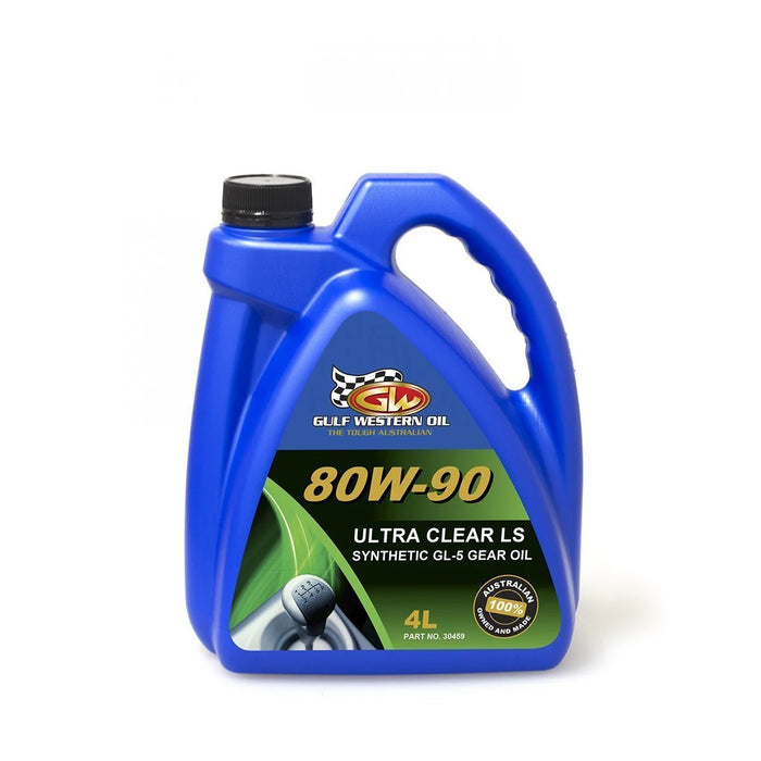 Gulf Western Ultra Clear Synthetic Gear Oil 80W-90 - 4L