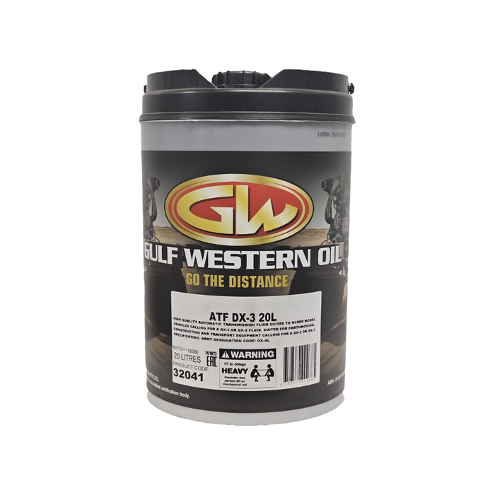 Gulf Western Autotrans DEX3 Automatic Transmission Fluid - 20L