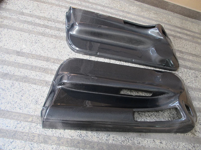 Dmax Style Door Card Siliva S14 CARBON -PP