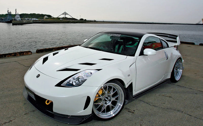 Type 2 Style Carbon Bonnet For Nissan 350z