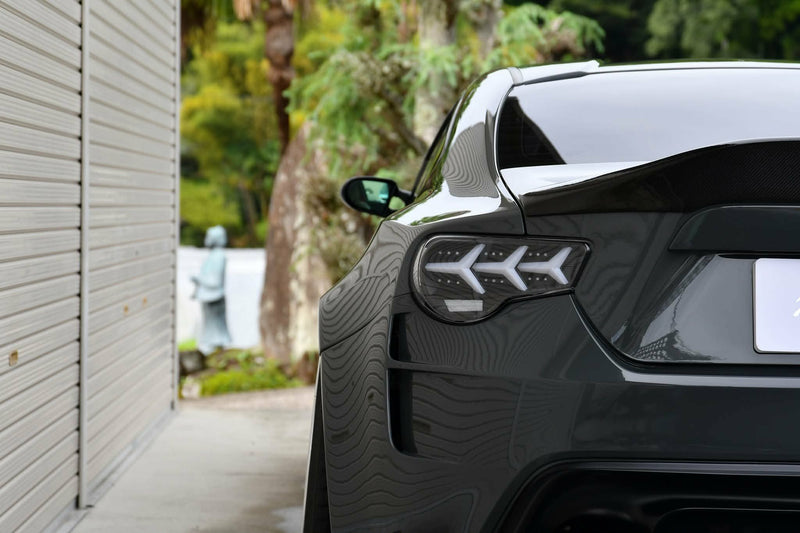 Spec D Black Edition LED Tail Lights - Lambo Style - Toyota 86 / Subaru BRZ