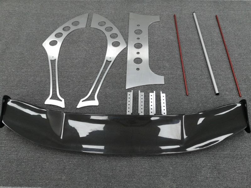 Killagram Style Carbon GT Spoiler With Brackets and Rods -PP