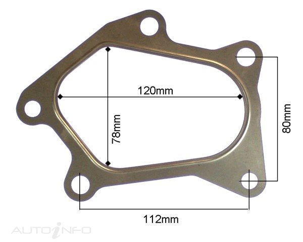 Subaru Impreza (Twin Scroll) Turbo Outlet Gasklet - Permaseal MLSR