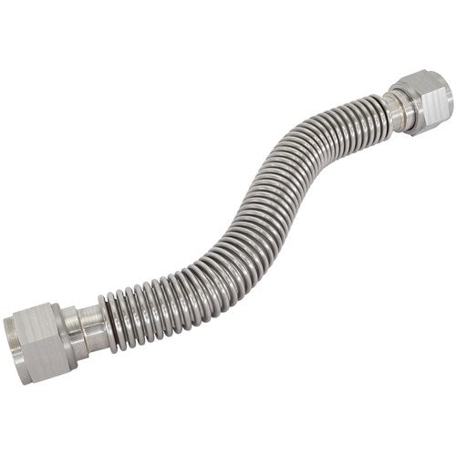 Aeroflow -12AN Flexible Turbo Drain Hose Stainless Steel 300mm - AF463-42