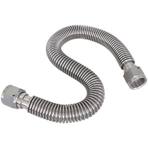 Aeroflow -12AN Flexible Turbo Drain Hose Stainless Steel 500mm - AF463-43