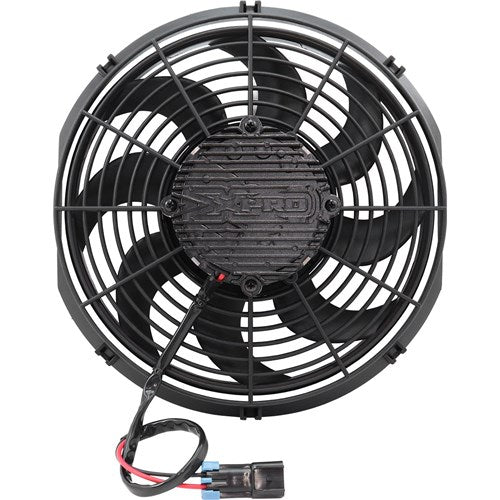 Aeroflow 12" Brushless Electric Pusher Fan - Curved Blade (2000 CFM) - AF49-0122