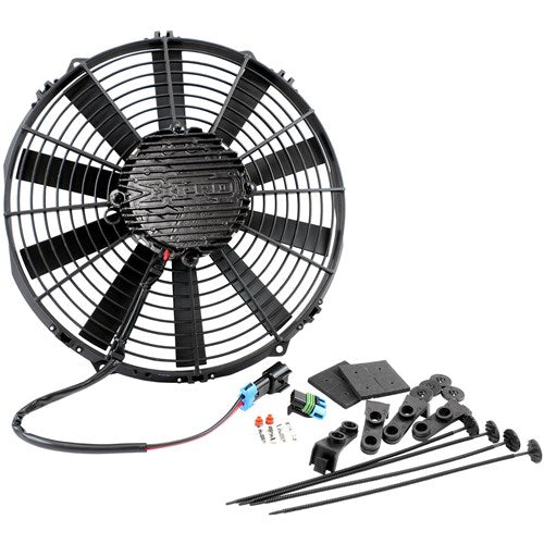 Aeroflow 12" Brushless Electric Fan with Straight Blades (2,100 CFM) - AF49-1112