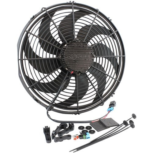 Aeroflow 16" Brushless Electric Fan with Curved Blades (3300 CFM) - AF49-1126
