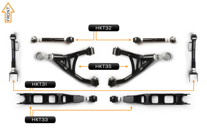 V2 PRO Arm Kit - Toyota 86 ZN6 (Rear)