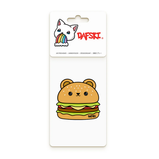 Dafski Car Air Freshener with Kawaii Bear Shaped Burger