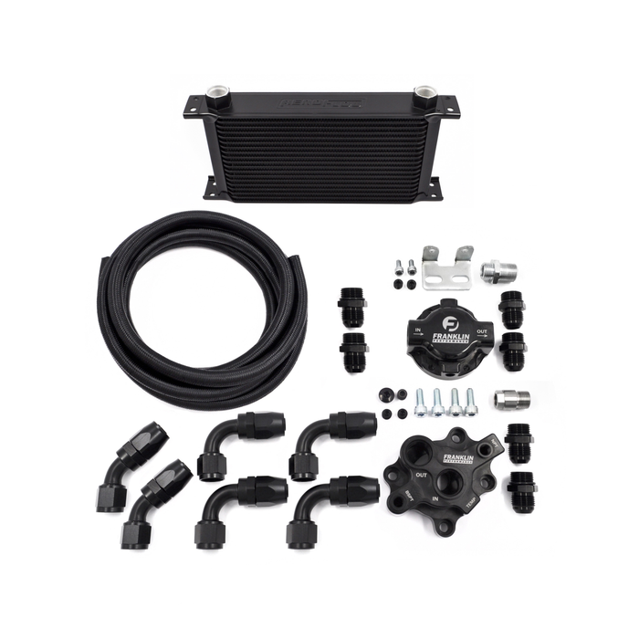 Oil Filter Relocation & Cooling Kit – Nissan RB Bolt-On Version with Aeroflow Oil Cooler