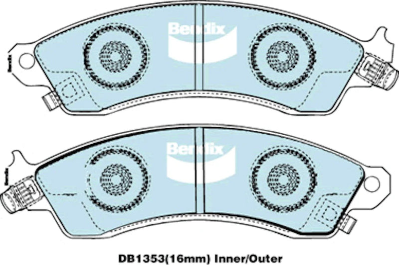 Ford & HSV Front Brake Pads - DBA Xtreme Performance DB1353XP