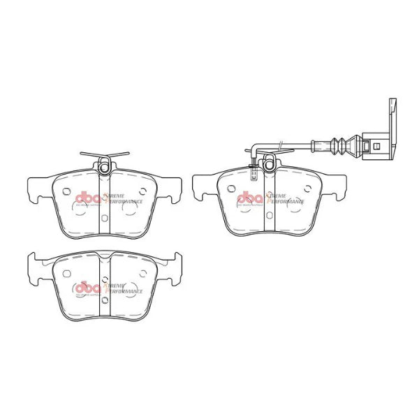 Audi RS3 Rear Brake Pads - DBA Xtreme Performance DB15006XP