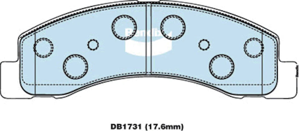 Ford F250/F350 Front Brake Pads - DBA Xtreme Performance DB1731XP