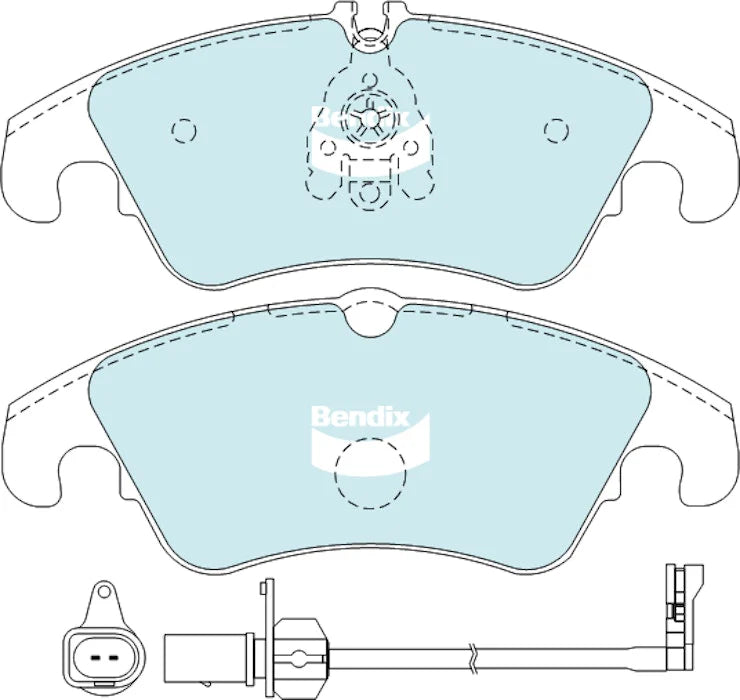 Ford Focus RS Front Brake Pads - DBA Xtreme Performance DB2186XP