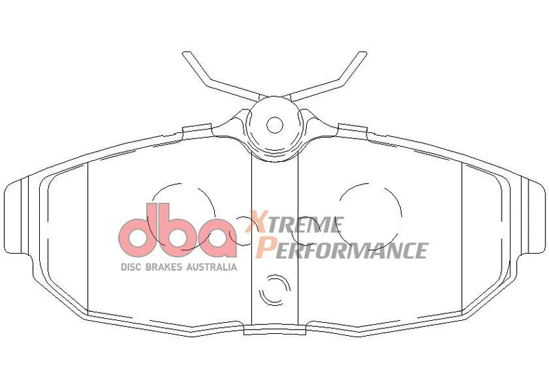 Ford Mustang 05-09 Rear Brake Pads - DBA Xtreme Performance DB7987XP