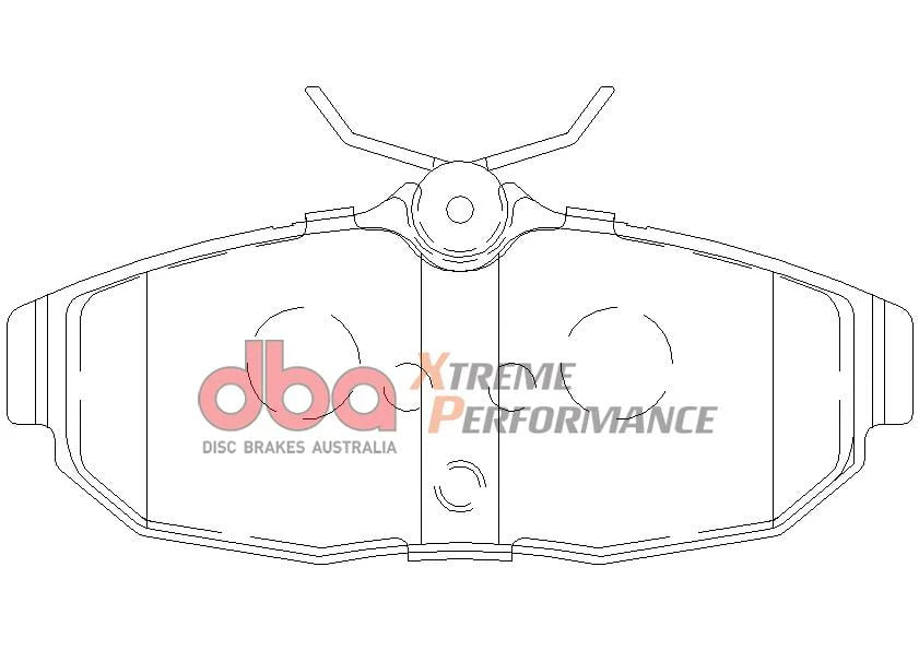 Ford Mustang 05-09 Rear Brake Pads - DBA Xtreme Performance DB7987XP