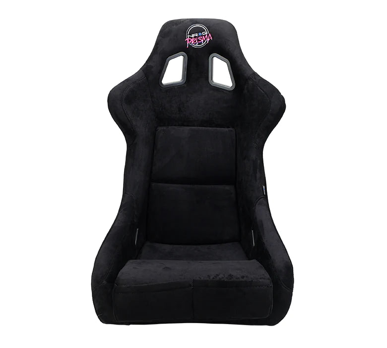 NRG x Prisma Fixed Back Bucket Seats | Black (PAIR)