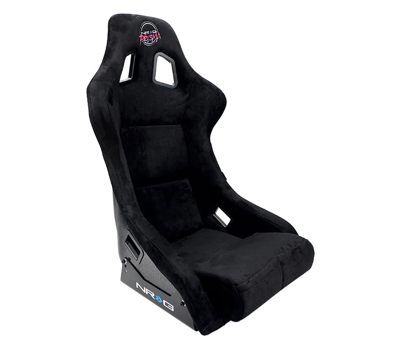 NRG x Prisma Fixed Back Bucket Seats | Black (PAIR)