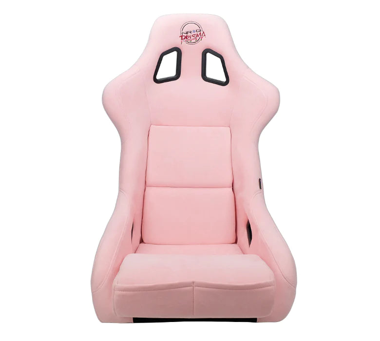 NRG x Prisma Fixed Back Bucket Seats | Pink (PAIR)